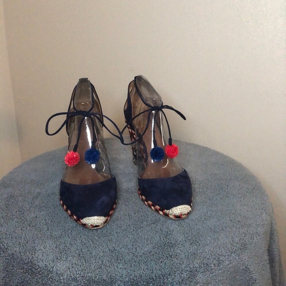 Aquazzura "Palm Beach" Suede Espadrille - Picture 1 of 8